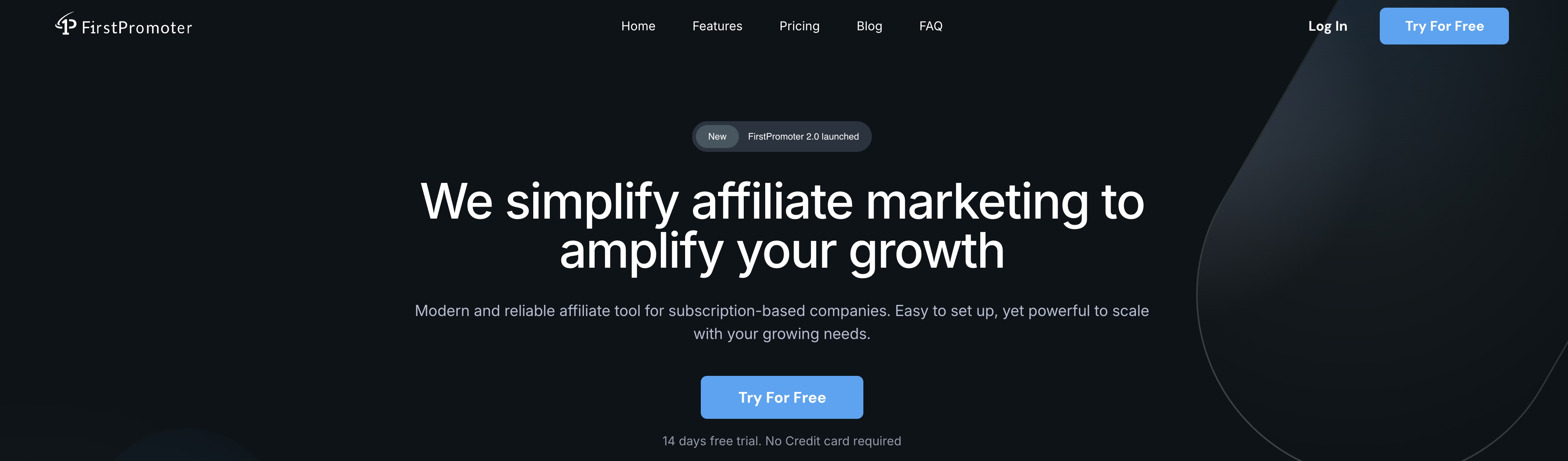 FirstPromoter Screen