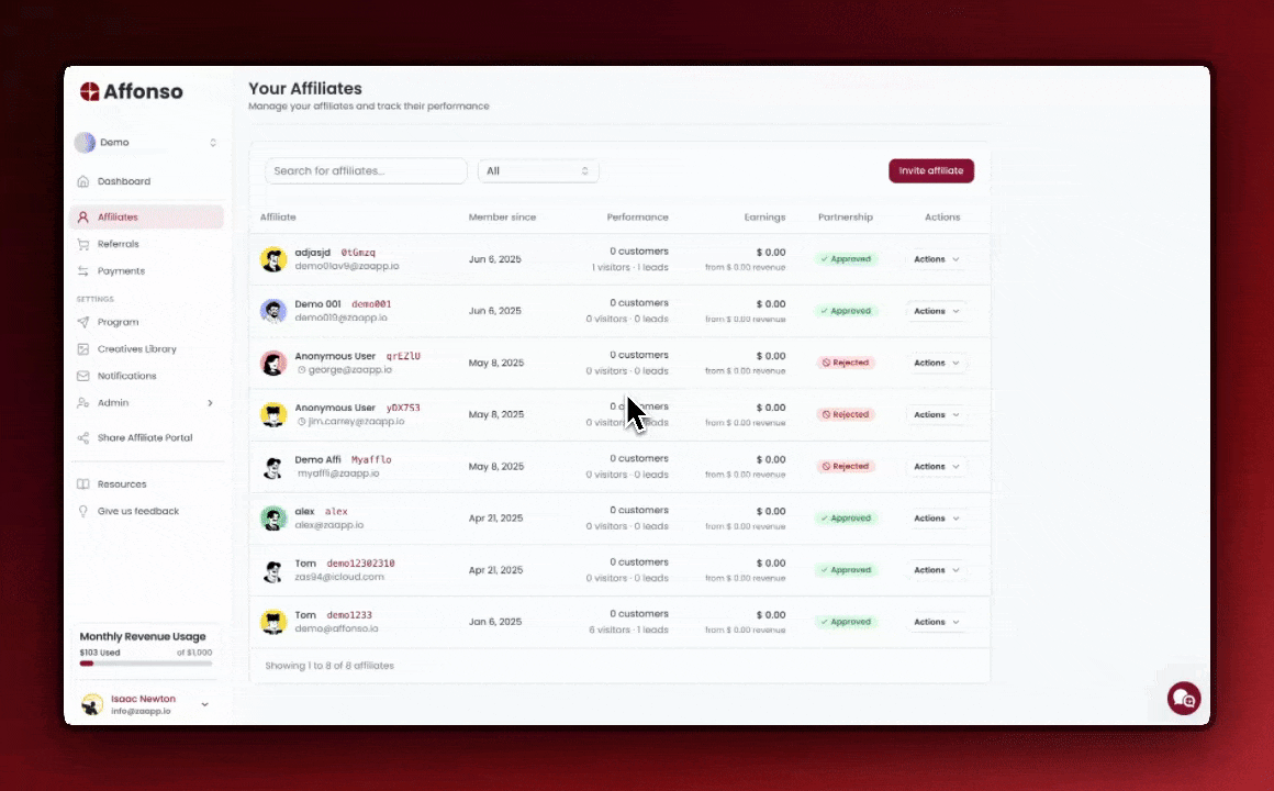 Dodo Payments Affiliate Program Integration
